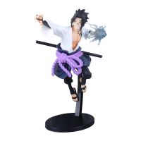 ของขวัญ PVC ของเล่น ROB สำหรับเด็ก Kimetsu No Yaiba หน่วยรบหุ่นฟิกเกอร์อนิเมะฟิกเกอร์รูปแกะสลัก24ซม. Uchiha Sasuke