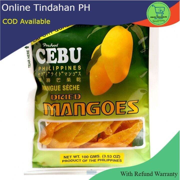 Cebu Dried Mangoes 100g Lazada PH