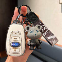 ชุดกุญแจ Subaru โดยเฉพาะ Forester Legacy Outback Car Key Case Subaru XV กระดุมเปลือกคุณภาพสูงสำหรับผู้ชายและผู้หญิง