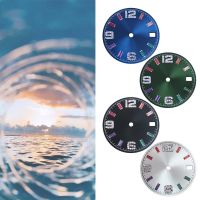 28.5Mm Colored Scale Watch Dial For NH35 NH36 Movement Modification Part Dials Watch Face Spare Part