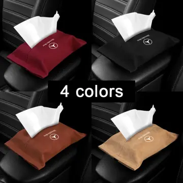 Car Leather Tissue Box Car Hanging Tissue Bag Auto Organizer-55TH