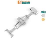 Khóa bướm cao cấp P106 hai nút bấm, khóa đồng hồ chất liệu thép không rỉ