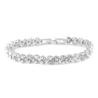 Day Valentines Bracelet Crystal Anniversary Wedding Charm Bracelets Love Braided Luxury