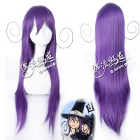 Anime Soul Eater Medusa Blair Cosplay Wig Long Purple Wigs Synthetic Hair Halloween Party Cosplay Costume Wig