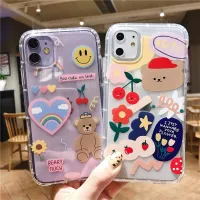 เคสซิลิโคน โทรศัพท์ลายการ์ตูนน่ารักๆ  iPhone13/13pro 13promax 13 mini 7 8 Plus X XS XR 11 11 pro 12 12 pro #301