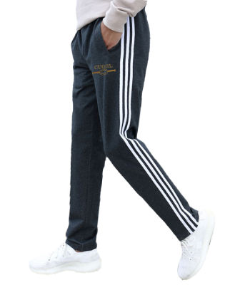 Mingdeng 9993#Three stripes side stripes casual straight loose men and women the same sports pants fashion spring and autumn all-match student pants * in stock