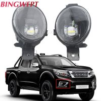 ไฟตัดหมอก LED 30W กันชนหน้ารถไฟตัดหมอก12V 2ชิ้นสำหรับ Nissan X Trail T32 Frontier D23 NP300 Frontier Navara 2015 -2019