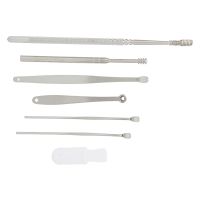 Stainless Steel Ear Cleaner Set Earpick Ear Wax Remover Spiral Earpick Ear Cleaning Tools