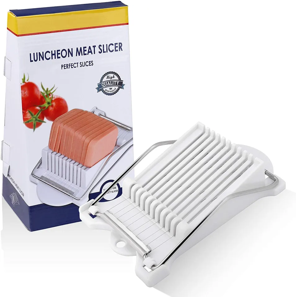 Multipurpose Luncheon Meat Spam Slicer Cuts 10 Slices Stainless