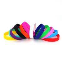 【hot】✼  2 pieces set Blank Wristband Mens Womens Childrens Rubber Silicone Man Jewelry Wholesale