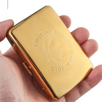 Ultra-slim Metal Cigarett Case Outdoor Waterproof Cigarete Storage Box Tobaco Holder Pocket Smker Gift