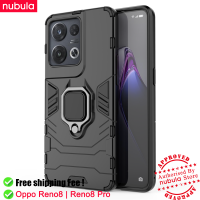 NUBULA Reno8 Oppo | Reno8 Pro | Reno8 Pro + Plus เคสแข็งกันแรงกระแทกเกราะเคสโทรศัพท์ Hp Oppo Reno8 Pro ขาตั้งพร้อมโทรศัพท์มือถือแม่เหล็กยึดโทรศัพท์ฝาหลังสำหรับ Oppo Reno8 Pro +