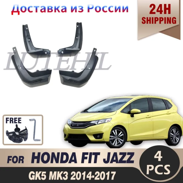 Car Mud Flaps For Honda Fit Jazz GK5 MK3 2014 2015 2016 2017 Mudflaps