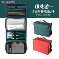 Men and women travel all-in toiletries receive wet separation waterproof wash gargle bag big capacity of leather cosmetic