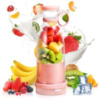 Fresh Juice Blender Portable Blender Juicer Bottle 6 Blades Mini Fruit Squeezer Milkshake Juicer Cup Smoothie Ice Electric Mixer