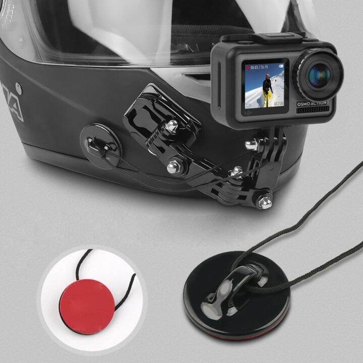 ชุดอุปกรณ์-ต่อกับหมวกกันน็อค-osmo-action-gopro-12-11-10-9-8-7-gopro-max-helmet-motorcycle-adjustment-base-mount