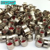 DSYCAR 4Pcs/Lot Car Tire Valve Stems Cap Knurling Style Tire Valve Cap Aluminum Tire Wheel Stem Air Valve Caps Dustproof Caps Valve Stems Caps Adapter