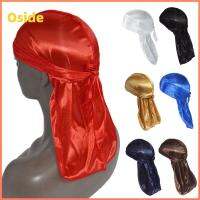 OSIDE ผูกไว้ล่วงหน้า ผ้าโพกศีรษะ บางและบาง อีลาสติก ไหม durag ปรับได้ปรับได้ ระบายอากาศได้ระบายอากาศ ผ้าโพกหัวฮิญาบ สำหรับผู้หญิง