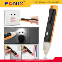 FONIX ปากกาทดสอบแรงดันไฟฟ้า90V-1000V ปากกาทดสอบไฟฟ้าตัวบ่งชี้ Ac/dc เครื่องตรวจจับแรงดันไฟฟ้าแบบพกพา Non-Contact Tester ปากกาเมตรเซ็นเซอร์ไฟฟ้าทดสอบดินสอ110V-220V