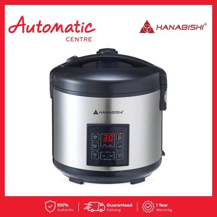 Hanabishi HDESUGAR18MFRC 10 Cups Rice Cooker with Low Sugar Function