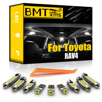 2021BMTxms Canbus For Toyota RAV4 1996-2020 Vehicle LED Interior Map Dome Trunk Light License Plate Lamp Kit No Error Bulbs