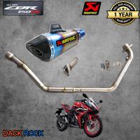 ท่อnew cbr150r โฉมใหม่ honda ท่อakrapovic shorty รุ้ง ปากเคฟล่า ท่อแต่ง cbr150r โฉมใหม่ เสียง แน่น นุ่ม ทุ้ม ไม่แต่งในรอบสูง ระบายความร้อนได้ดี อัตราเร่งด