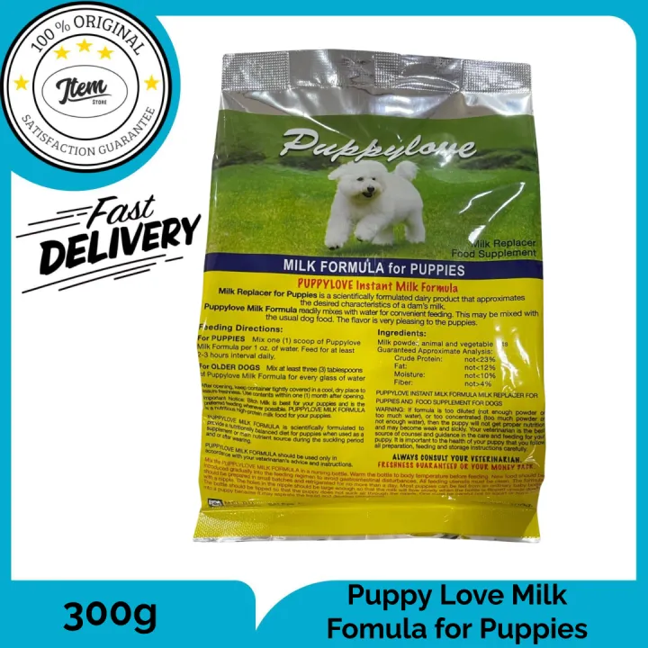 Puppy Love Milk Formula for Puppies 300g Lazada PH