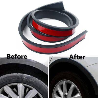 【DT】Durable Car Wheel Arch Trim Fender Flares Protection Strip Universal Rubber Auto Exterior Part Anti-collision Strip 150x3.8cm  hot