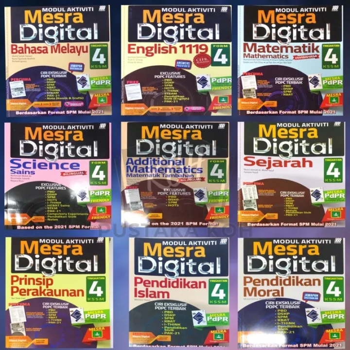 Koh Mesra Digital Tingkatan 4 Modul Aktiviti Buku Latihan Workbook Edisi 2021 Sasbadi 