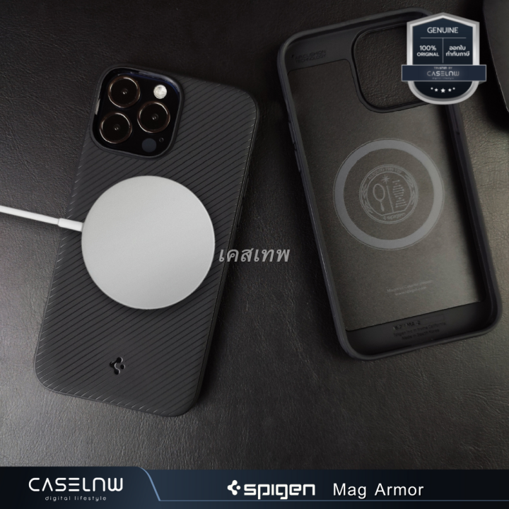 [iPhone 13 Pro Max] เคส Spigen Mag Armor Mag Armor iPhone 13 Pro Max รองรับ MagSafe Lazada.co.th