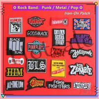 【hot sale】 ✙✺☊ B15 ♚ Rock Band：Punk / Metal / Pop - Series 01 Iron-On Patch ♚ 1Pc DIY Sew on Iron on Badges Patches