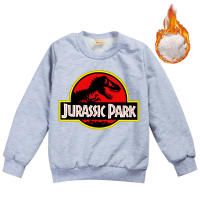 Jurassic Parkเด็กเสื้อสตรีผ้าฝ้ายแขนยาว-เบาะเสื้อกันหนาวเด็กฤดูหนาวเสื้อผ้าคู่ชั้นเสื้อกันหนาวตัวหนา8313เด็กเสื้อผ้าOutwearฤดูหนาวสบายๆWarm Pullover