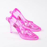 Acrylic Transparent Imitation Crystal Cinderella High Heels Pendant Girls Children Play House Game Ornament