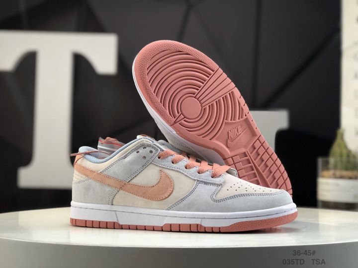 Giày Thể Thao Nữ- Nike Dunk Fossil Rose Chính Hãng - Tặng Kèm Tất |  