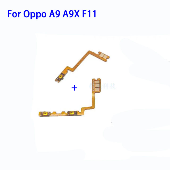 สายเคเบิลงอได้อะไหล่ปุ่มที่ปรับเสียงขึ้นลงปุ่มเปิดปิดใหม่สำหรับ-a9-oppo-a9x-f11