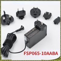 ตัวชาร์จมีสวิตช์ FSP065-10AABA 19V อะแดปเตอร์แปลงไฟ3.43A 65W 5.5X2 5Mm อะแดปเตอร์ AC สำหรับชาร์จแหล่งจ่ายไฟแล็ปท็อปสายไฟและอะแดปเตอร์