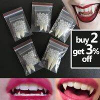 Halloween Decoration Vampire Teeth Fangs Dentures Props Halloween Cosplay Props False Fangs With Solid Glue Halloween Props