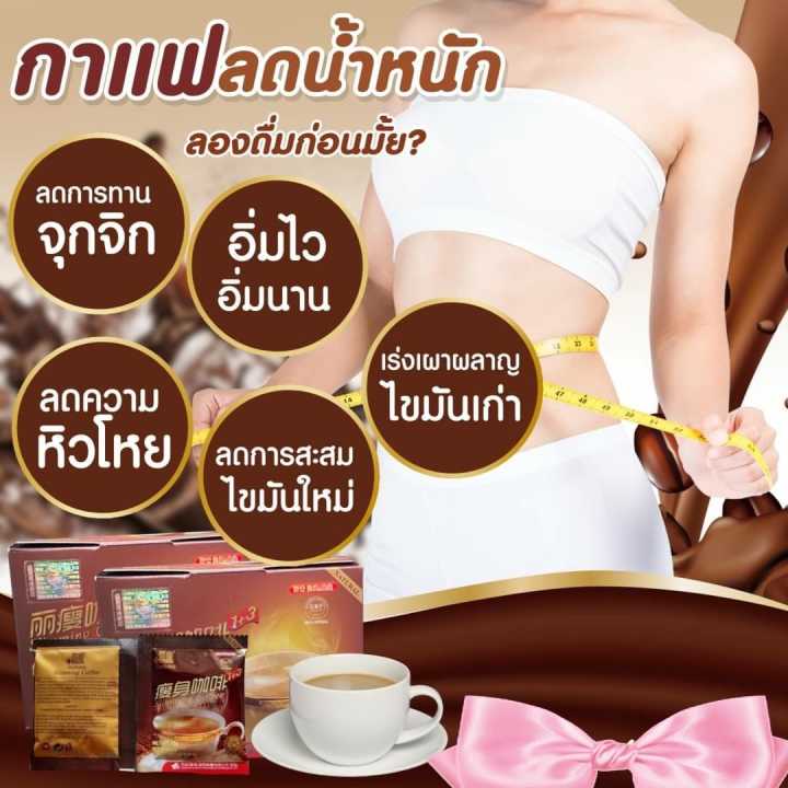 ลิโซ่-สลิมมิ่งคอฟฟี่-กาแฟ-3-in-1-กล่องกระดาษ-แถบแดง-ตรามังกร