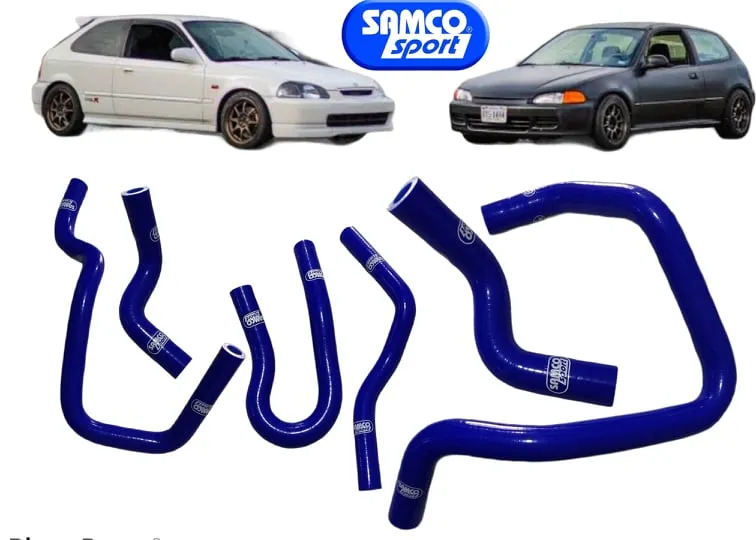 Samco Silicone Hose for Honda Civic EG/EK 1992-2000  PH16/D16ZC/D15B/PH15/PH12 SOHC Engine 6pcs Blue | Lazada PH