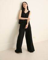 PAING - กางเกงขายาวผ้ายืดพลีท Pleated Trousers 001