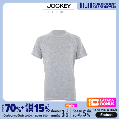 JOCKEY UNDERWEAR เสื้อคอกลม รุ่น KU 500708H สีเทา