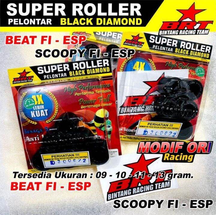 Brt Roller Beat Fi Racing Roller Black Diamond Brt Racing Scoopy Roller Racing Lazada