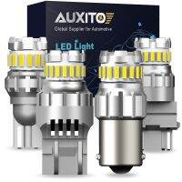 AUXITO 2X LED Canbus W21/5W 7443 T20 W21W 7440 1157 P21/5W BAY15D รถสำรอง1156 P21W BA15S ไฟสัญญาณไฟเบรคอัตโนมัติ