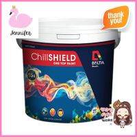 สีน้ำทาภายนอก DELTA ChillShield BASE B กึ่งเงา 1 แกลลอน (3.8 ลิตร)EXTERIOR WATER-BASED PAINT DELTA CHILLSHIELD BASE B 1GL SEMI-GLOSS **คุ้มที่สุดแล้วจ้า**