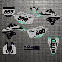 For Kawasaki 250 KXF 2008-2006 customized Stickers Team Graphics Decals kit For Kawasaki KX250F KXF 250 KXF250 2006 2007 2008