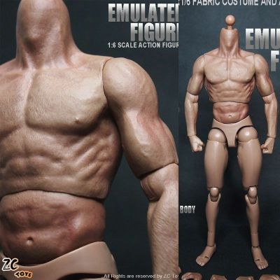 ตุ๊กตาฟิกเกอร์ผู้ชาย Muscular No Head 1 : 6 Scale Man