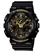 Casio G-shock รุ่น GA-100CF-1A9DR(ประกัน CMG) - Black/Gold