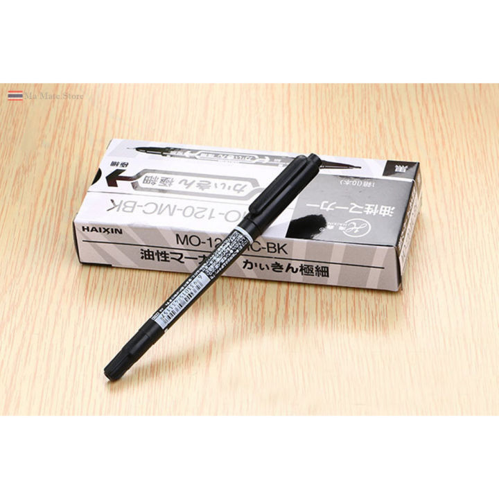 ปากกามาร์คเกอร์-ปากกาเคมีแบบ2หัว-ปากกาเมจิก-aowa-ปากกา-pen-001