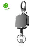 Heavy Duty Metal Retractable Keychain Badge Reels Clip 28.3Inch Reinforced Wire Cord