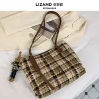 Winter and summer large-capacity commuting large bags for women 2023 new fashion Korean style large-capacity woolen bags for women 【JYUE】